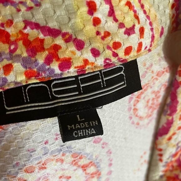 Colorful & Comfortable Unique Jacket! Size Large - Picture 2 of 4